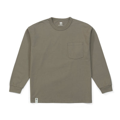 Playera Oversize de Manga Larga Color Sólido para Hombre - Image 4