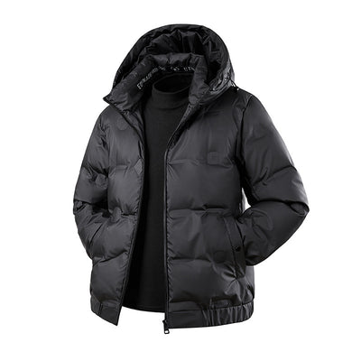 Abrigo Impermeable con Capucha para Hombre - Chaqueta de Plumón Invierno - Image 6