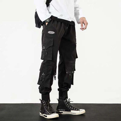 Pantalones Cargo Baggy Cropped para Hombre - Talla Grande