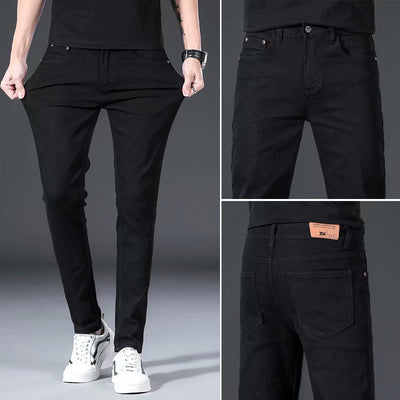 Pantalones Slim Fit Elásticos con Corte Tobillero para Hombre - Image 7