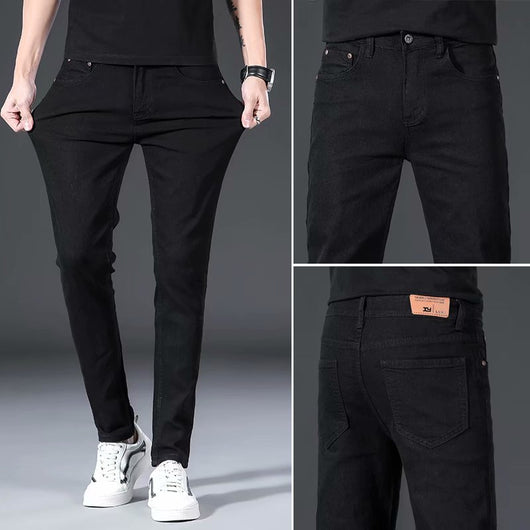 Pantalones Slim Fit Elásticos con Corte Tobillero para Hombre - Image 7