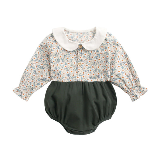 Enterizo Floral Manga Larga para Bebé - Primavera y Otoño - Image 9
