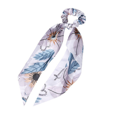 Pasador de Cabello con Estampado y Cintas Largas para Coletas y Moños - Image 29