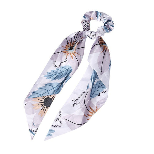 Pasador de Cabello con Estampado y Cintas Largas para Coletas y Moños - Image 29
