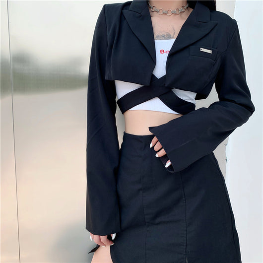 Chaqueta Corta de Encaje para Mujer - Cardigan Elegante de Manga Larga Multiuso - Image 3