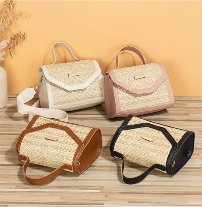 Bolsa Crossbody Cuadrada Pequeña con Lentejuelas Tejidas - Image 29