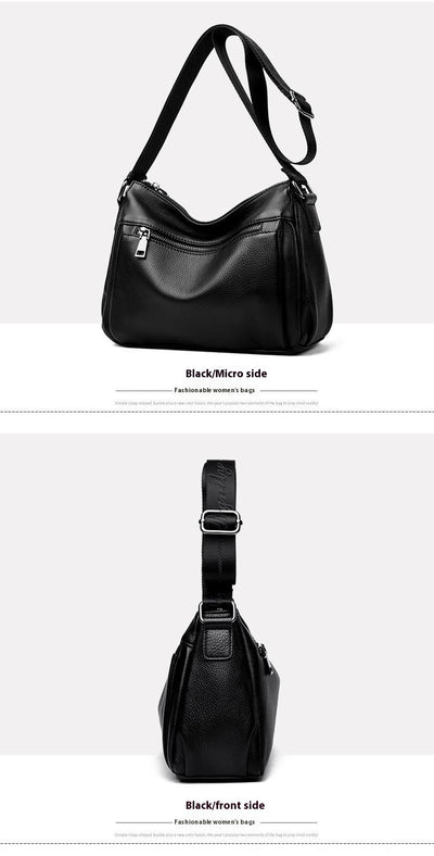 Bolso Bandolera de Cuero Genuino con Gran Capacidad para Mujer - Image 21