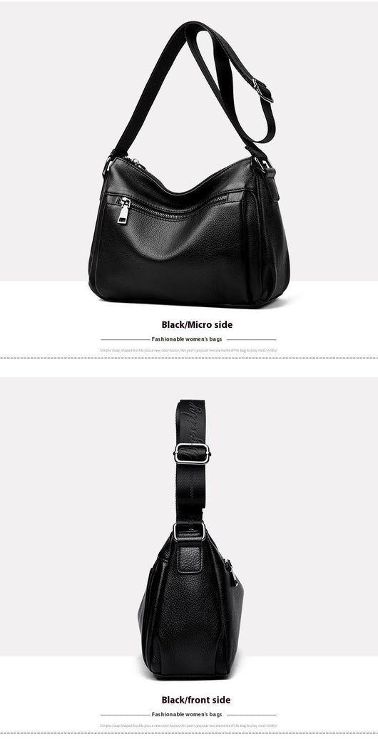 Bolso Bandolera de Cuero Genuino con Gran Capacidad para Mujer - Image 21