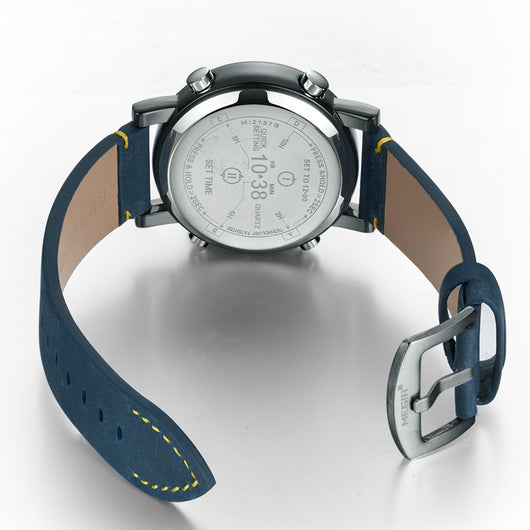 Reloj de Cuarzo de Cuero para Hombre - Elegancia Deportiva y Negocios - Image 3