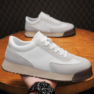 Zapatillas Retro para Correr con Suela Elevada y Aumento de Altura