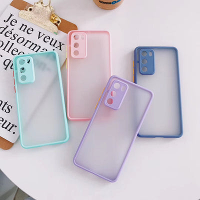 Funda Protectora Huawei con Bordes Reforzados y Diseño Bicolor - Image 16