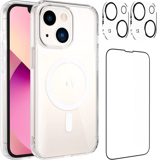 Funda Magnética Transparente con Protector de Lente de Cristal Templado - Image 2