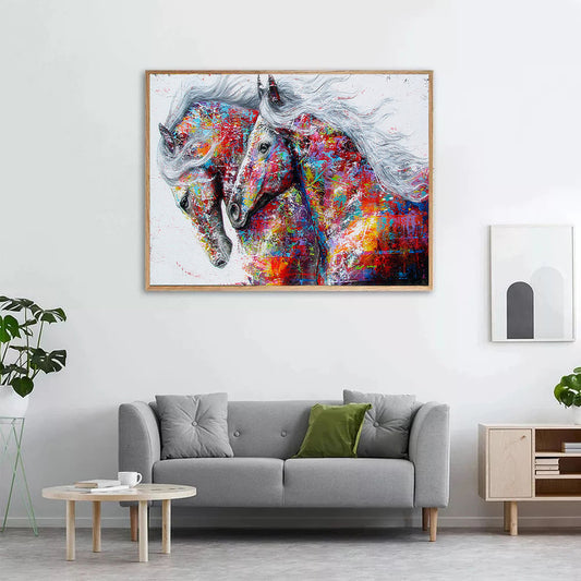 Kit de Pintura de Diamantes Caballo Hecho a Mano