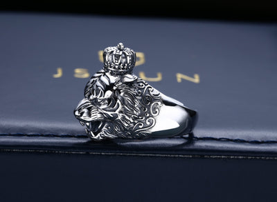 Anillo de Plata Tailandesa Retro con Apertura para Dedo Índice - Image 8