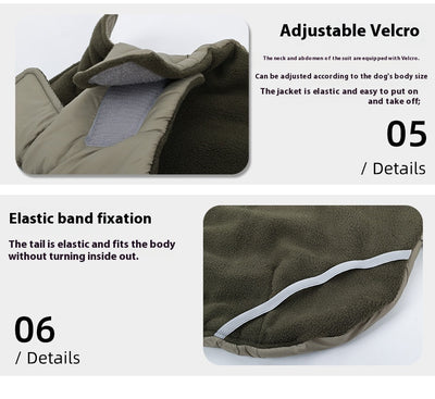 Chaleco Acolchado de Cuello Alto para Perros - Abrigo Cálido Impermeable - Image 14
