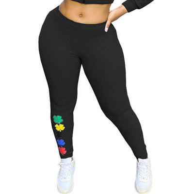 Pantalones Casuales Estampados Ajustados de Moda - Image 15