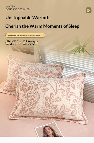 Fundas de Almohada en Terciopelo de Leche Extra Grueso - Image 23