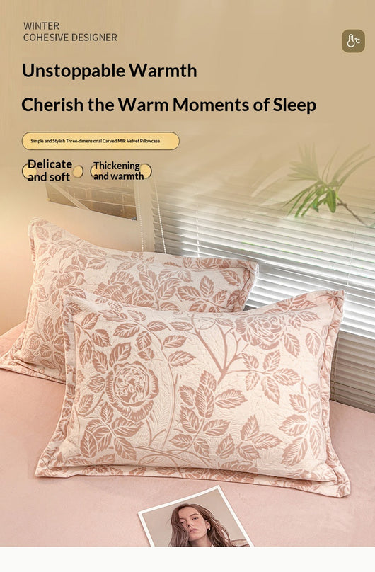 Fundas de Almohada en Terciopelo de Leche Extra Grueso - Image 23