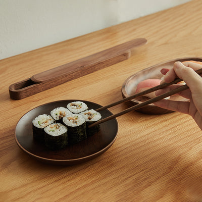 Juego de Palillos Japoneses Portátiles de Madera con Estuche de Almacenamiento Premium - Image 8
