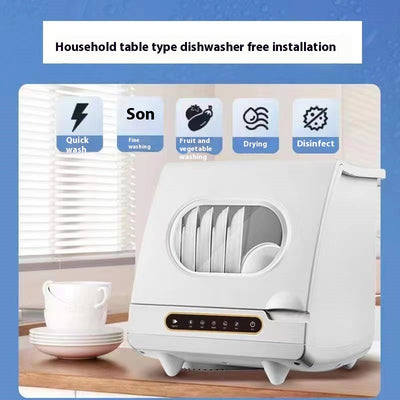 Lavavajillas de Escritorio Compacto con Desinfección Automática e Instalación Libre - Image 8