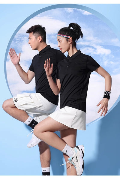 Polo Deportivo de Seda Cristal con Solapa - Secado Rápido para Actividades al Aire Libre - Image 20