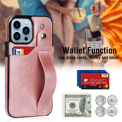 Funda para Celular con Correa de Muñeca y Protección para Tarjetas - Image 16