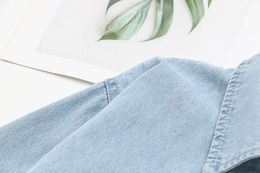 Camisa Denim Manga Larga con Bolsillo - Image 15