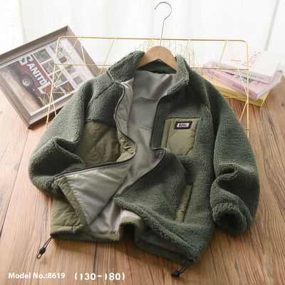 Chaqueta Polar Gruesa con Cierre - Abrigo Casual de Forro Polar - Image 7