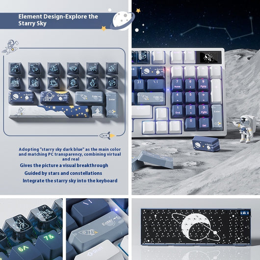 Teclado Mecánico Inalámbrico Tres Modos de Conexión - Image 4