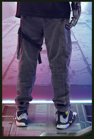 Pantalones Funcionales Dark City Holgados - Image 6