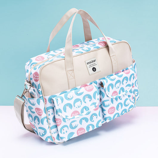 Bolso Maternal Bandolera Elegante con Diseño Asimétrico - Image 13
