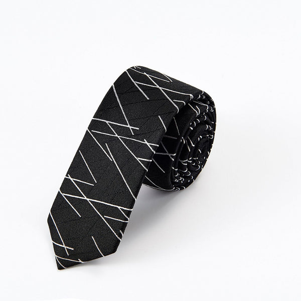 Corbata Casual Ejecutiva Negra Personalizables para Hombre - Estilo Moderno