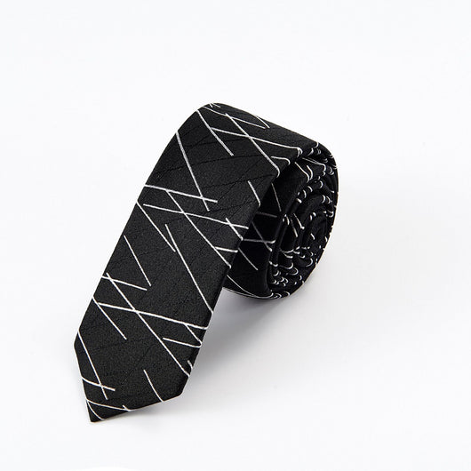 Corbata Casual Ejecutiva Negra Personalizables para Hombre - Estilo Moderno