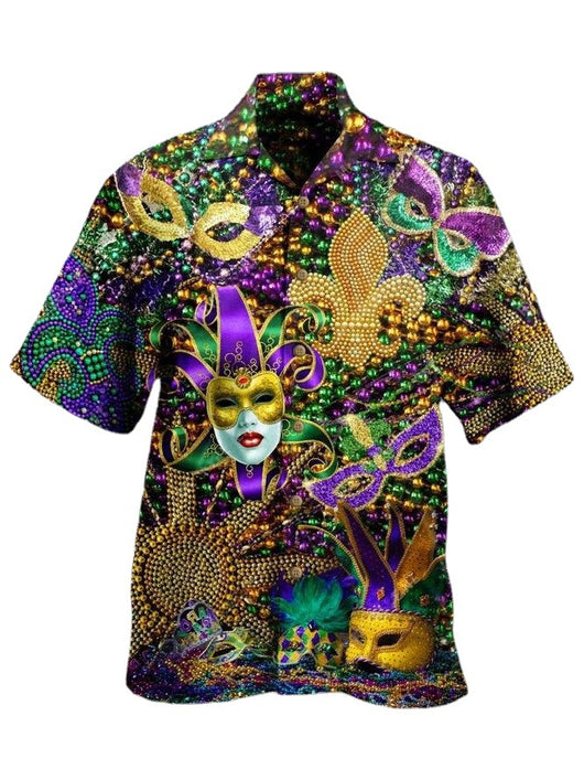 Camisa Casual de Playa Estilo Asiático con Estampado 3D Digital para Hombre - Image 2
