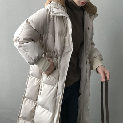 Chaqueta Acolchada Suelta con Capucha para Mujer - Image 6