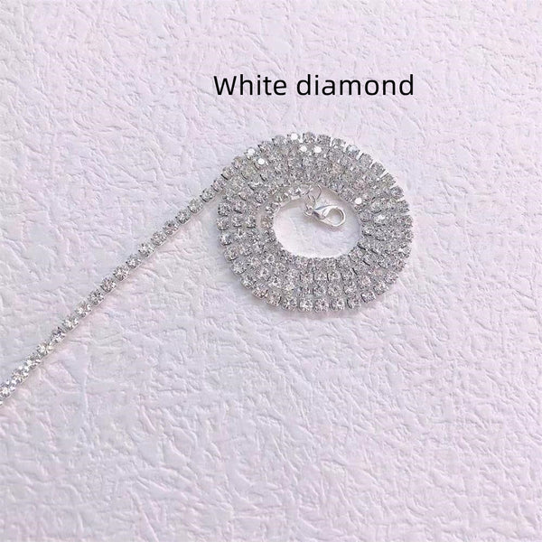 Cadena Trenzada Hip Hop con Strass Brillante - Image 6