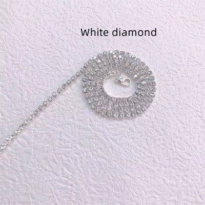 Cadena Trenzada Hip Hop con Strass Brillante - Image 6