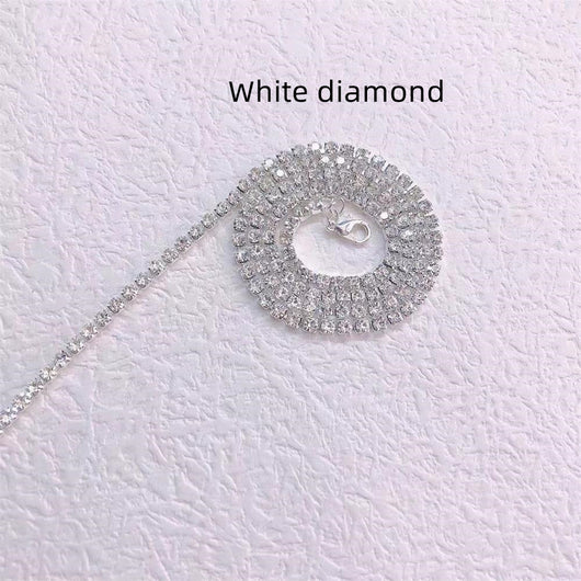 Cadena Trenzada Hip Hop con Strass Brillante - Image 6