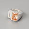 Anillo de Plata 925 con Circón Naranja - Colección Elegancia Coreana