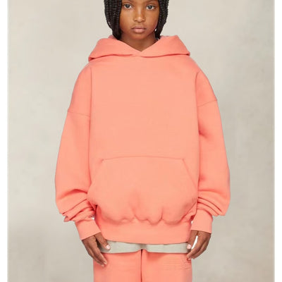Sudadera Deportiva Infantil de Terciopelo con Capucha - Colores Sólidos - Image 24