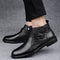Premium Leather Plus-Size Boots: Warmth and Comfort for Winter