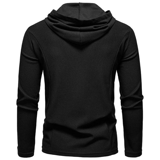 Sudadera Casual con Cierre Medio y Capucha - Manga Larga Colores Sólidos - Image 19