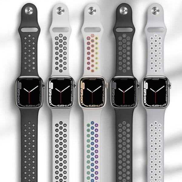 Correa de Reloj de Silicona Líquida Rainbow Sports Cave