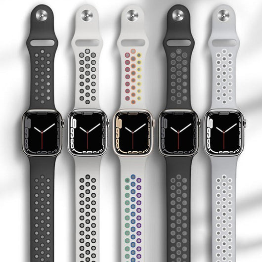 Correa de Reloj de Silicona Líquida Rainbow Sports Cave