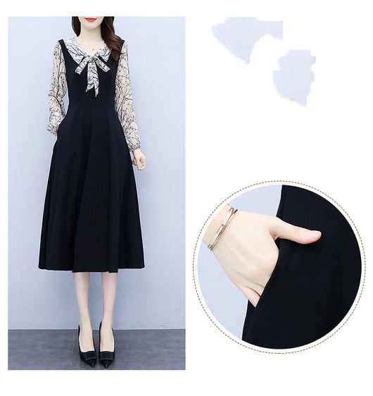 Falda Elegante de Manga Larga Midi para Mujer Sofisticada - Image 11