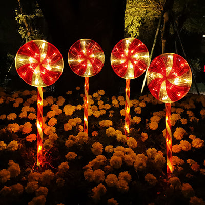 Luz Navideña Solar en Forma de Caramelo - LED Impermeable para Exterior - Image 11