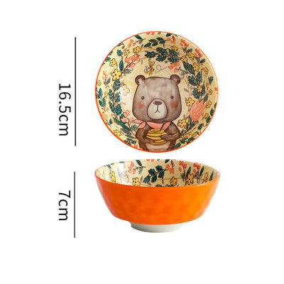 Plato Hondo Infantil con Diseños de Animales - Image 7