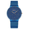 Reloj Hombre Calendario Malla Ultra Delgada