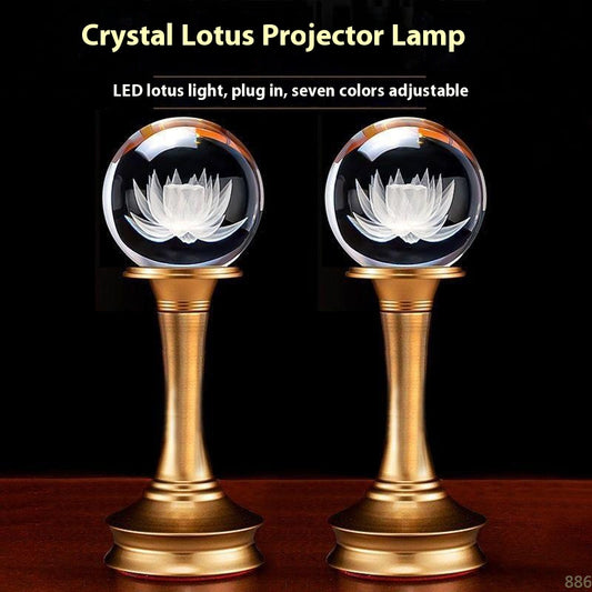 Lámpara Buda Loto Cristal LED Multicolor - Luz Decorativa para Altar y Hogar - Image 2