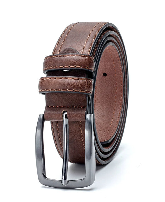 Cinturón de Cuero Vintage para Hombre - Diseño Clásico Luxury con Hebilla Premium - Image 7